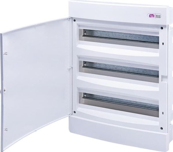 Eti-Polam modulaarinen 3x18 uppoasennettava kytkintaulu /valkoinen/ IP40 ECM3X18PO-s DIDO 001101098 001101098