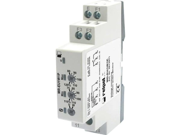Relpol 1P 24V AC/DC, 230V AC yksivaiheinen valvontarele MR-EU1W1P 2613071