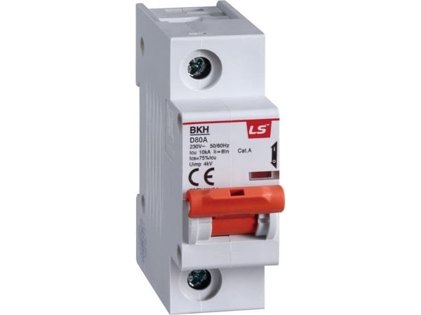 LSiS Ylivirtakatkaisija 1,5 moduuli 1P D 100A 10KA BKH 1P D100A 06110335R0