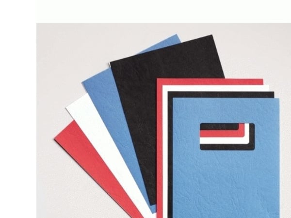 GBC Leathergrain Binding Covers, Punainen