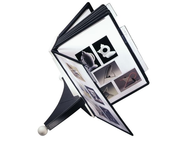 Durable 5623-57, Skrivebord, Stående, A4, Svart, Grå, Polyamid, Svart, Grå