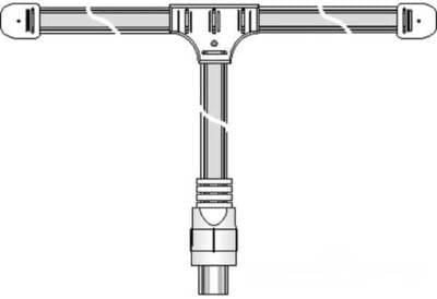 e+p FM dipole, Flerfarget, Dobbel, 42 dBi, FM, 1,8 m, 300 O