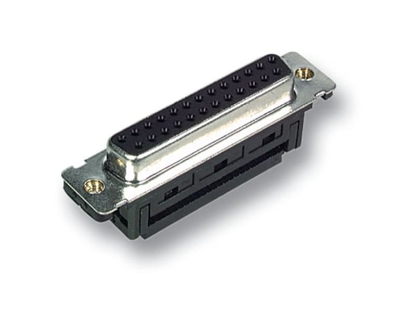 EFB Elektronik 29015.1, Dsub 9-pin, Musta, Harmaa, Metalli, Muovi, 1 kpl