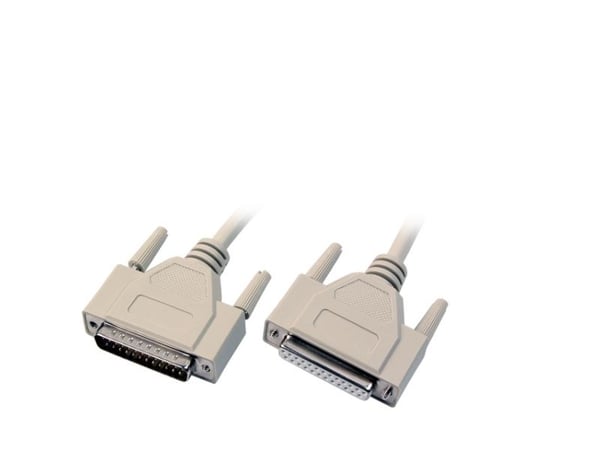 EFB Elektronik EK165.10, Beige, 10 m, D-Sub 25, D-Sub 25, Hankjønn, Hunkjønn