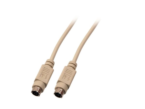 EFB Elektronik EK318.5, 5 m, 6-p Mini-DIN, 6-p Mini-DIN, Hankontakt, Hankontakt, Beige