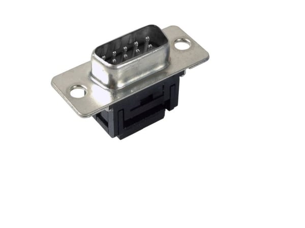 EFB Elektronik 29060.1, DSub 9-pin, Musta, Harmaa, Metalli, Muovi, 1 kpl