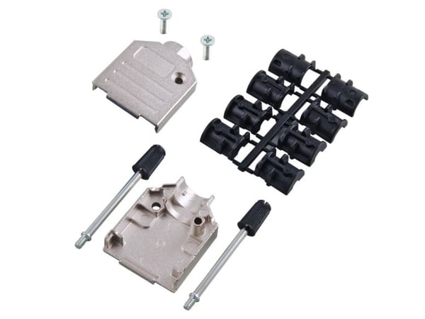 EFB Elektronik 29448.1, Dsub 25-pin, Sølv, Zink, 54,4 mm, 47,3 mm, 15 mm