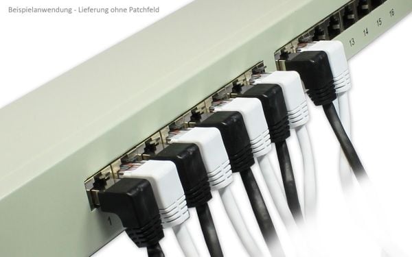 Alcasa 805S-020EWI, 2 m, Cat5e, F/UTP (FTP), RJ-45, RJ-45, Sort