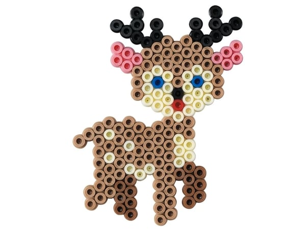 Hama påstrykningsperler midi "Christmas", gavepakke Diameter på påstrykningsperler midi: 5,0 mm - 1 stk (00003437)
