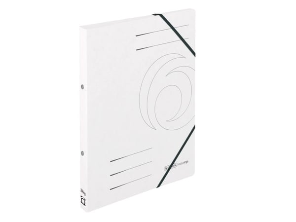 Herlitz 11255429, A4, Kartong, Vit, 2,5 cm, Resårband, 1 styck