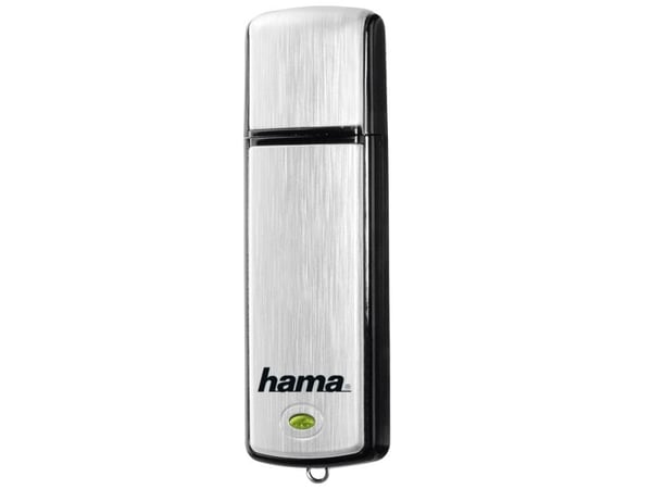 Hama Fancy, 16 GB, 2.0, 10 MB/s, Med lokk, Svart, Sølv