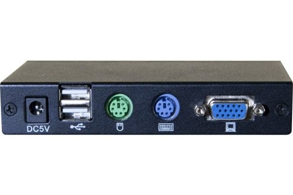 Dexlan 050009, Sender, Ledning & Trådløs, 100 m, Svart, VGA, USB Type-A