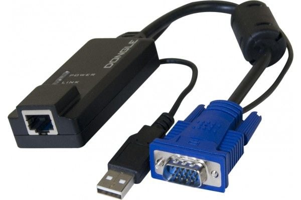 Dexlan 050009, Sender, Ledning & Trådløs, 100 m, Svart, VGA, USB Type-A