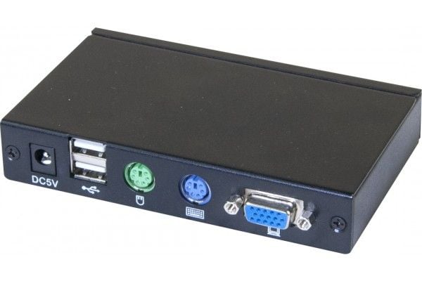Dexlan 050009, Sender, Ledning & Trådløs, 100 m, Svart, VGA, USB Type-A