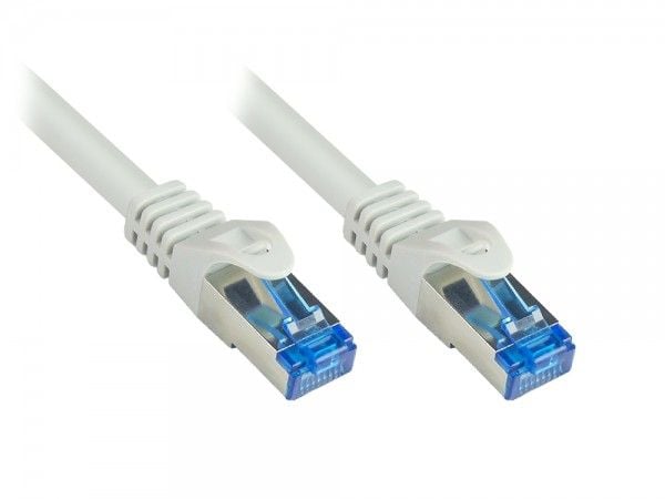 Alcasa 8060-SF075, 7,5 m, Cat6a, S/FTP (S-STP), RJ-45, RJ-45, Grå Alcasa 8060-SF075, 7,5 m, Cat6a, S/FTP (S-STP), RJ-45, RJ-45, Grå