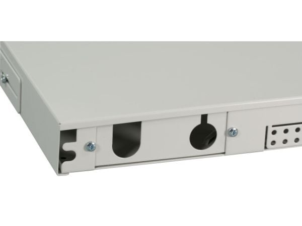 EFB-Elektronik Skjøteboks uttrekkbar 1U uten frontpanel, uutstyrt, grå Produsent: EFB Elektronik (VSB-A-GR)