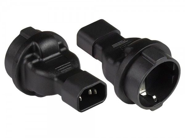 Alcasa PA-1402S, C14, Tyyppi F, 250 V, 10 A, Musta, Polyvinyylikloridi (PVC) Alcasa PA-1402S, C14, Tyyppi F, 250 V, 10 A, Musta, Polyvinyylikloridi (PVC)