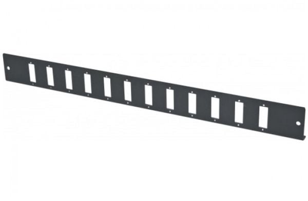 Dexlan 395418, Rackmontering, 1U, Fiber, SC Duplex /LC Quad, Svart