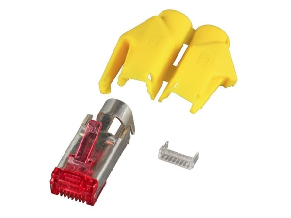EFB Elektronik H7641.5-100, RJ-45, Gult, Rød, Hankjønn, Rett, Cat6, S/UTP (STP)