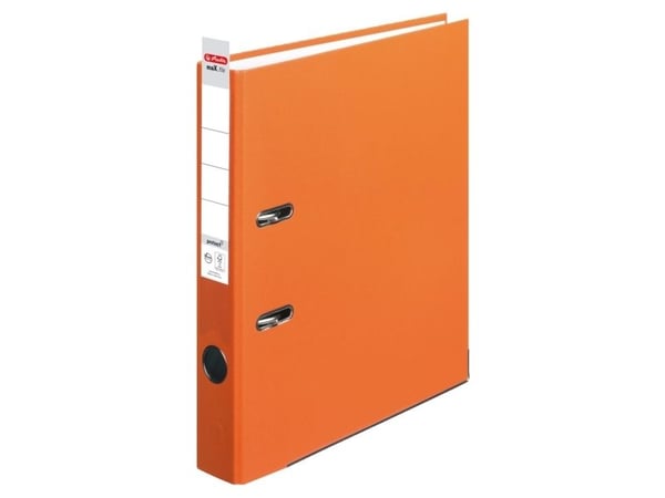 Herlitz maX.file, A4, Oppbevaring, Polypropylen (PP), Oransje, Jekk, 1 stykker