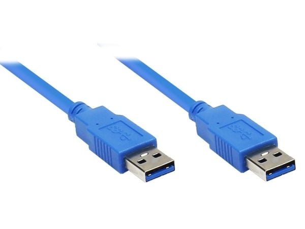 EXSYS EX-K1610-0.5, 0,5 m, USB A, USB A, USB 3.2 Gen 1 (3.1 Gen 1), 5 Gbit/s, Blå EXSYS EX-K1610-0.5, 0,5 m, USB A, USB A, USB 3.2 Gen 1 (3.1 Gen 1), 5 Gbit/s, Blå