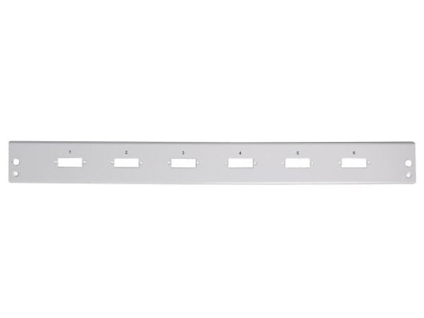 EFB Elektronik VSB-FP-24SC-D-V, Rackmontering, 1U, Fiber, Grå, Metall