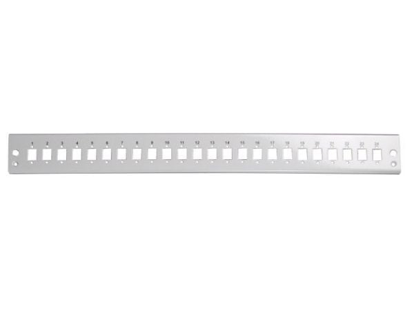 EFB Elektronik VSB-FP-12SC-S, Frontplatta, Stativmontering, 1U, Fiber, Grå, Metall