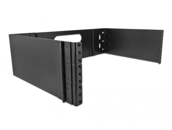 Delock - Rack - veggmonterbar - svart - 3U - 19"