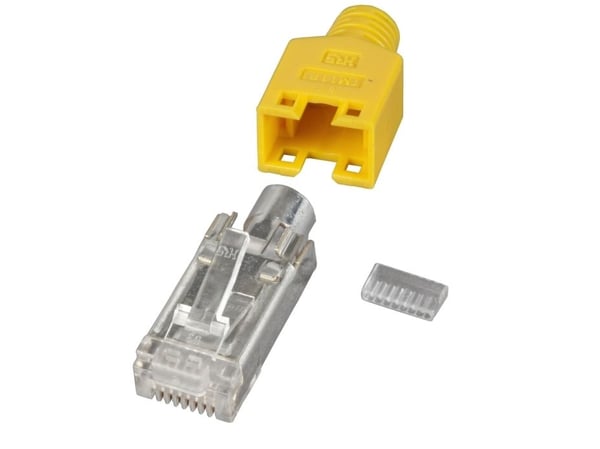 EFB Elektronik H7540.5-100, RJ-45, Gult, Hankjønn, Rett, Cat5e, S/UTP (STP)
