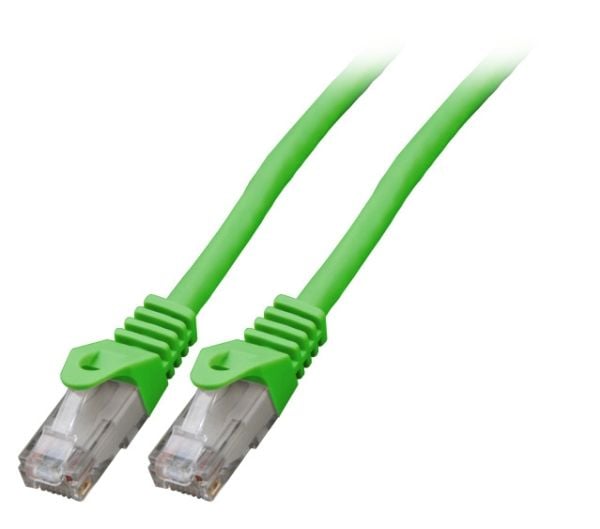 EFB Elektronik K8104GN.0,25, 0,25 m, Cat6, U/UTP (UTP), RJ-45, RJ-45, Grønn
