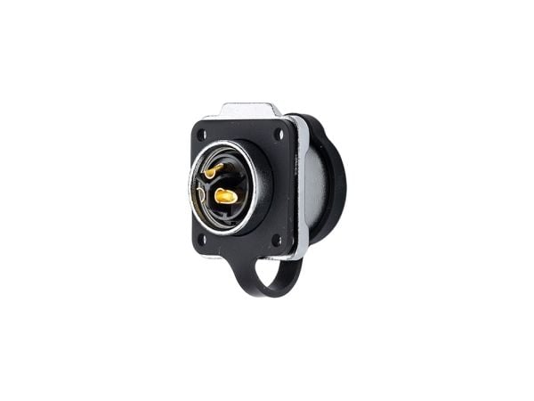 Alcasa IC01-20P303, S1 - Power (3-Pin), Sort, Rett, Metall, Plast, Gull, Kobberlegering