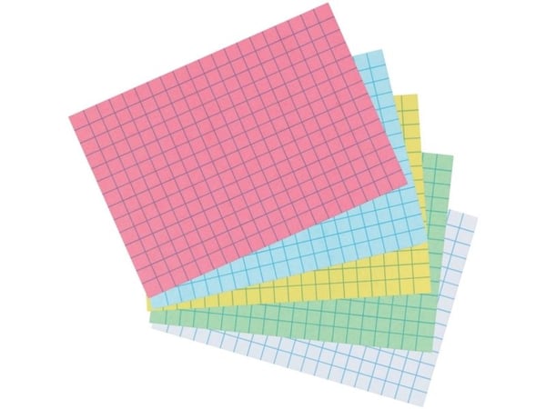 Herlitz 10901452, Grønn, Rute papir, 170 g/m², 100 stykker