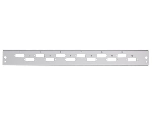 EFB Elektronik VSB-FP-6SC-D-V, Rackmontering, 1U, Fiber, Grå, Metall