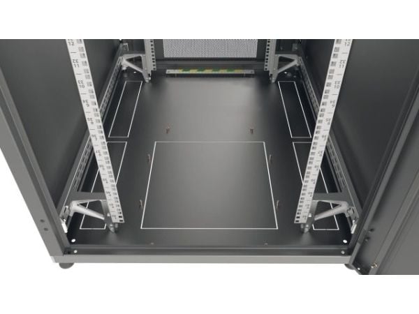 EFB Elektronik PRO-4282GR.P1, Frittstående hylle, 42U, 1360 kg, Grå
