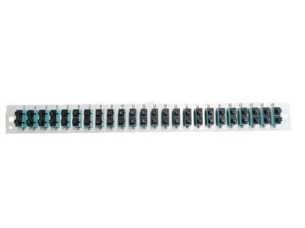 EFB Elektronik SB-FP-24SC-D-V-OM3, Rackmontering, 1U, Grå, Metall, 432 mm, 13 mm