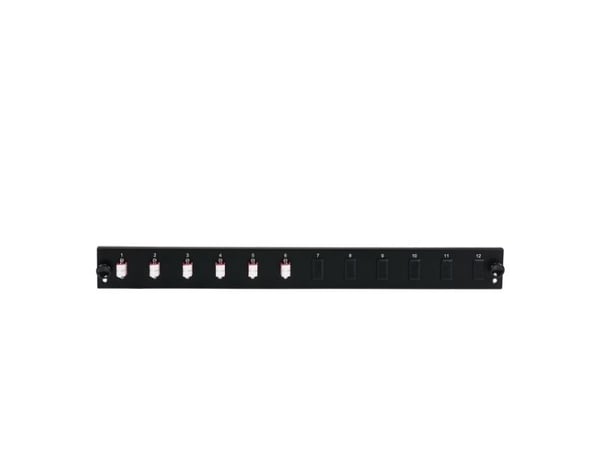 EFB Elektronik SB-FP-6SC-S-OM3, Rackmontering, 1U, Grå, Metall, 432 mm, 13 mm
