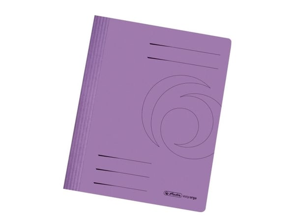 Herlitz 11036944, Manilamappe, A4, Fotoark kartong, Fiolett, 1 stykker