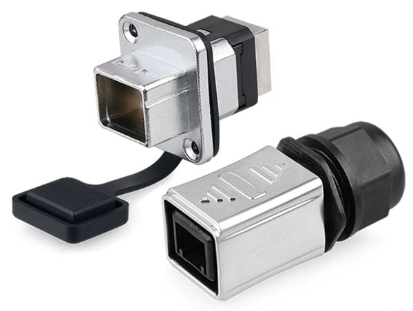 Alcasa IC06-R301, RJ45, Grå, Plast, Silikagel, Zink, IP65, IP67, -40 - 80 °C