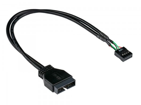 Alcasa 5021-PST2, 0,3 m, USB 2.0, Hunkjønn, Hankjønn, Rett, Rett