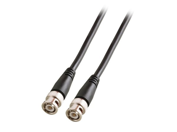 EFB Elektronik K8360.1V2 Koaksiaalikaapeli RG-59 1 m BNC Musta (K8360.1V2)