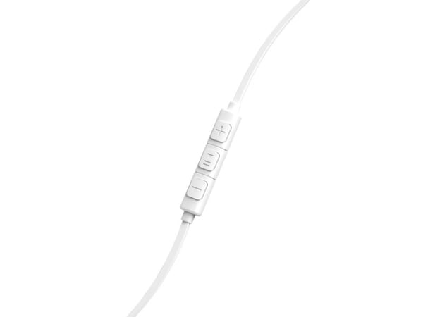 Hama Intense, Koblet med ledninger (ikke trådløs), Samtaler/musikk, 20 - 20000 Hz, 15 g, Hodesett, Sølv, Hvit