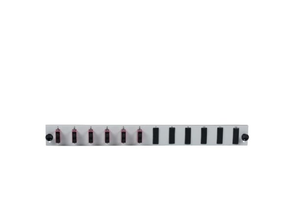 EFB Elektronik SB-FP-6SC-D-V-OM4, Rackmontering, 1U, Grå, Metall, 432 mm, 13 mm