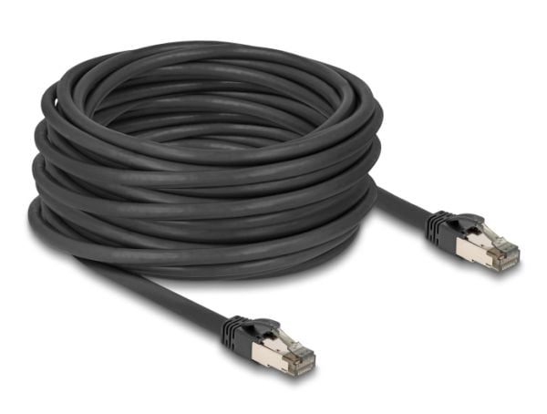DeLOCK 80245, 15 m, Cat6a, U/FTP (STP), RJ-45, RJ-45