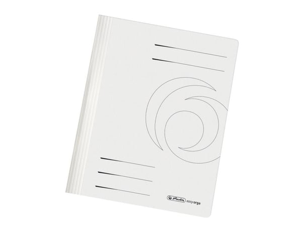 Herlitz 11092749, Manilamappe, A4, Fotoark kartong, Hvit, 1 stykker