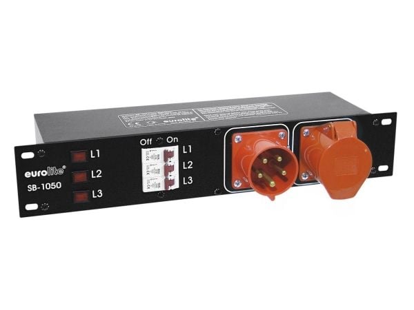 Eurolite 30248372, Sort, Rød, 380 - 400 V, 50 Hz, 483 mm, 215 mm, 89 mm