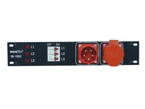 Eurolite 30248372, Sort, Rød, 380 - 400 V, 50 Hz, 483 mm, 215 mm, 89 mm