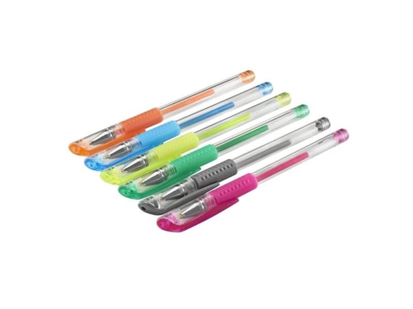 Hama Glitter & Classic, Gelépenn med hette, Blå, Grønn, Oransje, Rosa, Sølv, Gult, Blå, Grønn, Oransje, Rosa, Sølv, Gjennomsiktig, Gult, Plast, Amb...