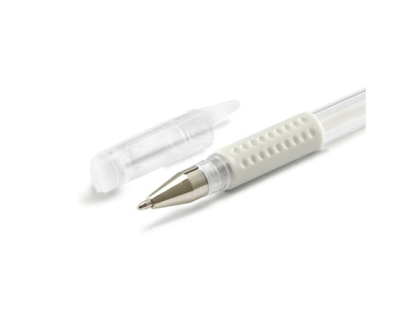 Hama Classic, Gelépenn med hette, Svart, Hvit, Svart, Gjennomsiktig, Hvit, Plast, 0,8 mm, Ambidekstriøs