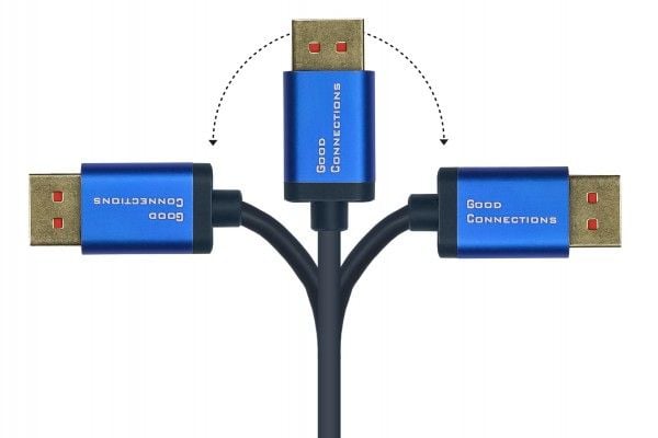 Alcasa SmartFLEX-kabel - 5 m - DisplayPort - DisplayPort - Hann - Hann - 7680 x 4320 piksler (4814-SF050B)