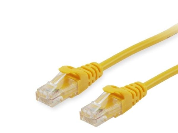 Equip 603068, 15 m, Cat6a, U/UTP (UTP), RJ-45, RJ-45, Gult